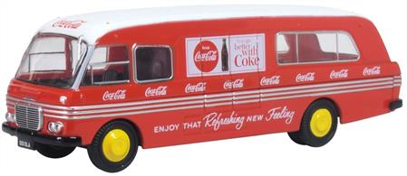 Oxford Diecast 76BMC005CC 1/76th BMC Mobile Unit Coca Cola