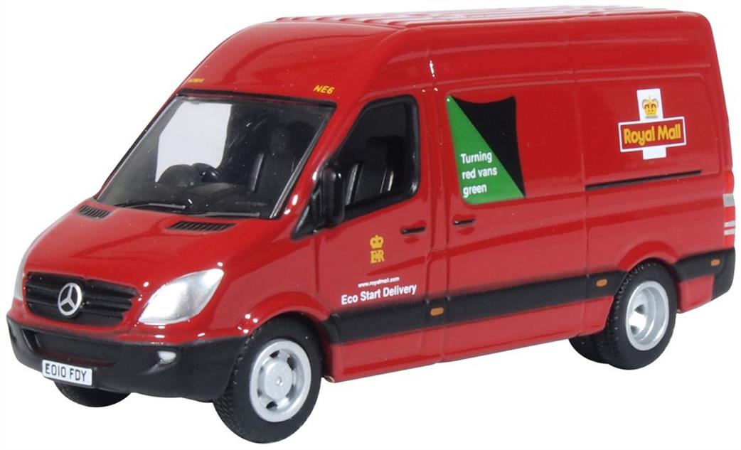 Oxford Diecast 1/76 76MSV003 Mercedes Sprinter Van Royal Mail