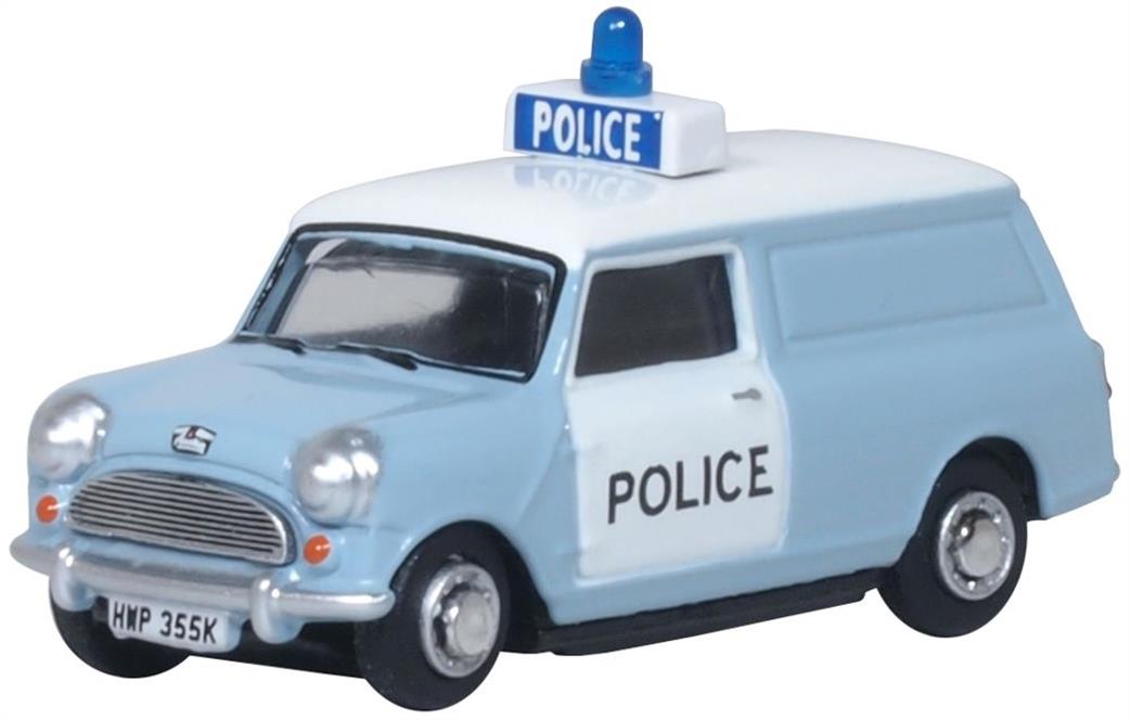 Oxford Diecast 76MV034 Mini Van West Mercia Police Panda Car 1/76