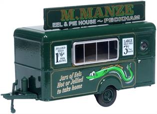 Oxford Diecast 76TR018 1/76th Mobile Trailer M Manze Jellied Eels