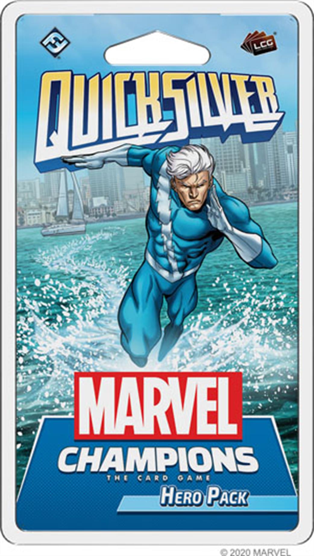 Fantasy Flight Games  MC14 Quicksilver Hero Pack for Marvel Champions The Card Game