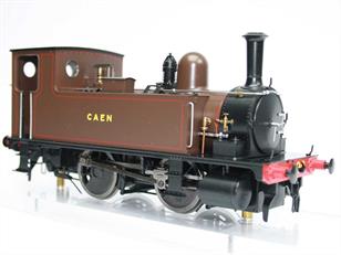 Highly detailed model of the small L&amp;SWR B4 class shunting engines, designed for working at the Southampton docks and other locations where track curvature required the use smaller locomotives. The Dapol model has been designed to have sufficient weight for light shunting duties, while accommodating space for DCC decoder and speakers inside the smokebox.Model of LSWR 90 Caen finished in lined brown livery.