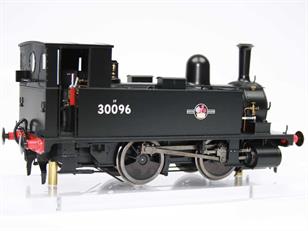 Highly detailed model of the small L&amp;SWR B4 class shunting engines, designed for working at the Southampton docks and other locations where track curvature required the use smaller locomotives. The Dapol model has been designed to have sufficient weight for light shunting duties, while accommodating space for DCC decoder and speakers inside the smokebox.Model of BR 30096 finished in British Railways black livery with the later lion holding wheel crests.