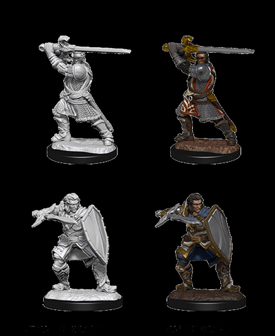 Wizkids  90220 Human Paladin Male: D&D Nolzur's Marvelous Unpainted Miniatures