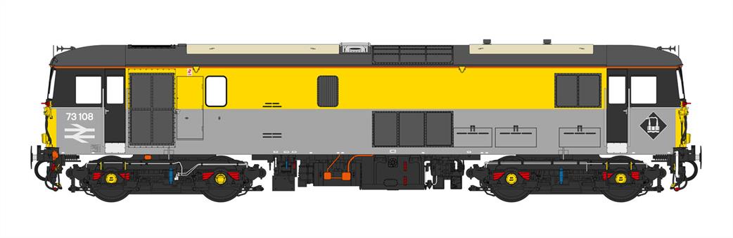 Heljan O Gauge 7315 Class 73 Dutch Grey/Yellow Unnumbered