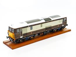 These all-new Scale Class 73/1 electro-diesel will feature plug-and-play DCC interface, new lighting features and a wide range of authentic detail variations covering the entire career of this enduringly popular Southern Region class.This Heljan O gauge model of class 73 electro-diesel locomotive 73101 finished in Pullman umber and cream livery hsve been specially commissioned by Gaugemaster as form part of the Gaugemaster Collection Series. The models feature lots of era and locomotive specific details and markings and lots of external body details as modelled on the prototype.
