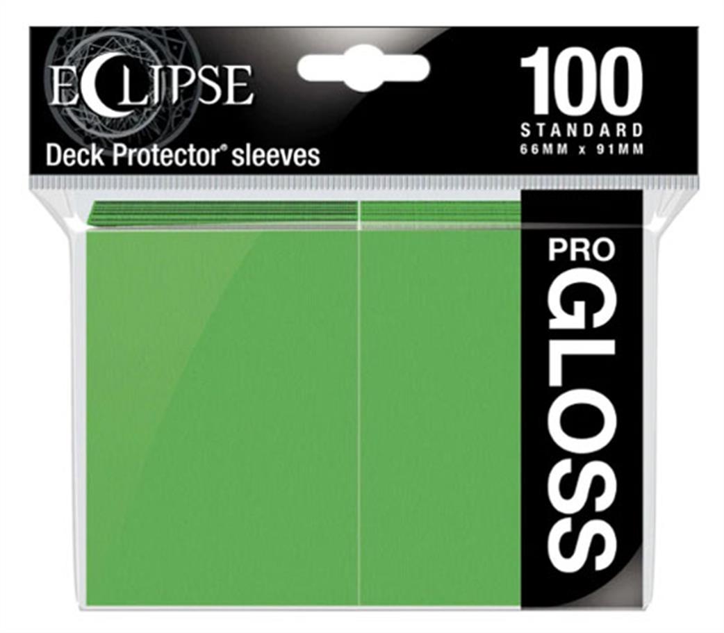 Ultra Pro  15606 100 Eclipse PRO Gloss Lime Green Deck Protectors