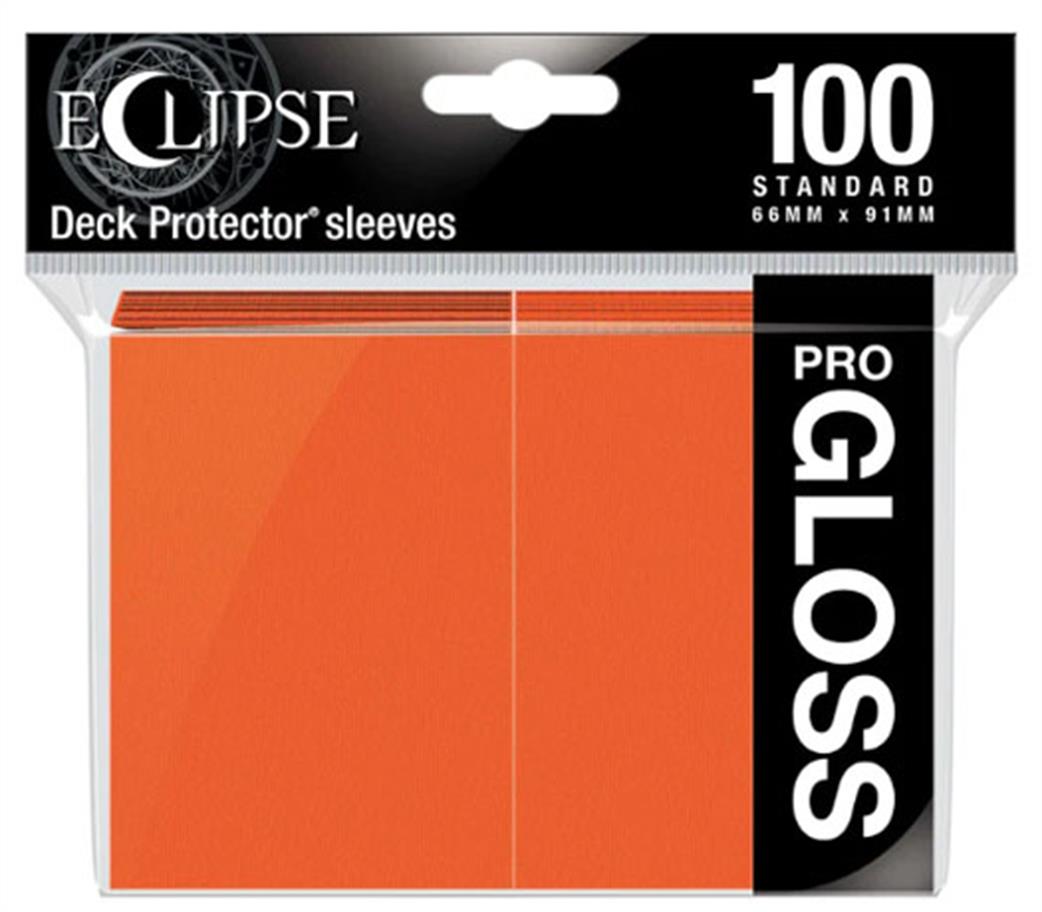Ultra Pro  15607 100 Eclipse PRO Gloss Pumpkin Orange Deck Protectors