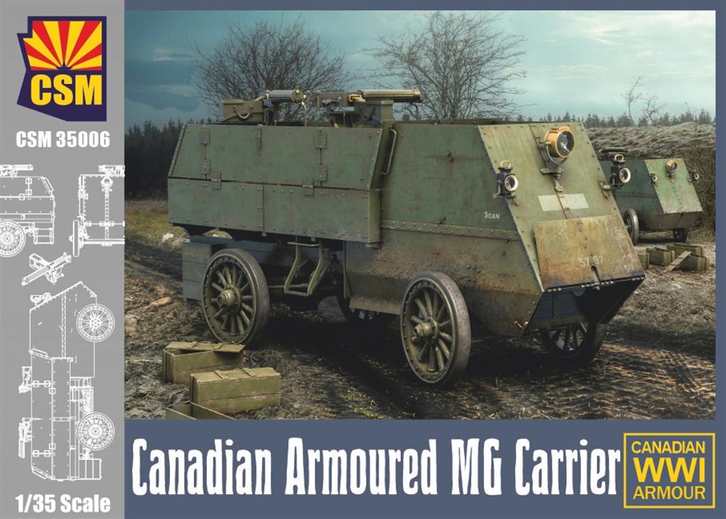 Copper State Models 1/35 35006 Canadian Armoured Machine Gun Carrier Kit