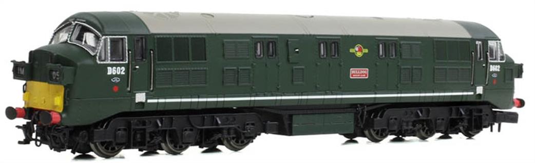 Bachmann EFE Rail N Gauge E84525 Class 41 Warship D602 Bulldog BR Green Small Yellow Panels Headcode Boxes