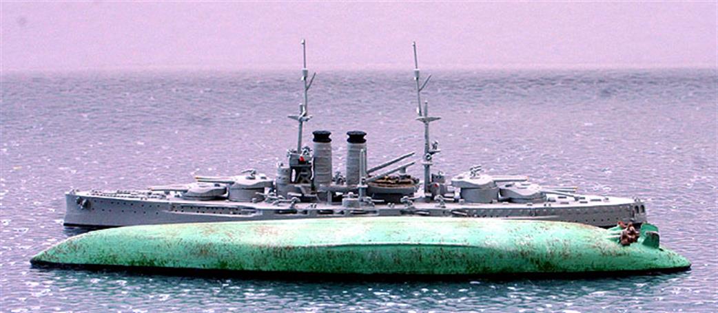 Coastlines 1/1250 CL-UWH06 Tegetthoff-class battleships, underwater hull