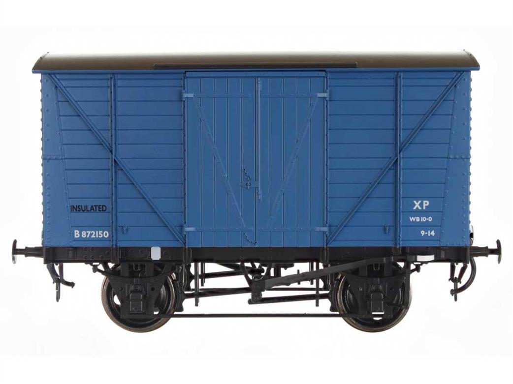 Dapol 7F-057-005 BR B872150 Diagram 1/251 12-Ton Insulated Meat Van Blue Livery RTR O Gauge