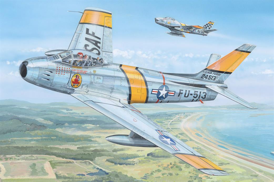 Hobbyboss 1/18 81808 North American F-86F-30 Sabre Jet Fighter Kit