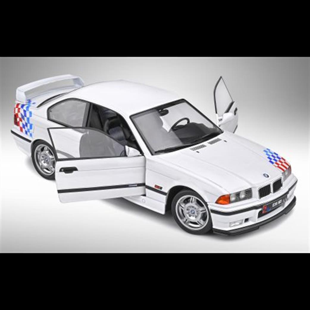 Solido 1/18 1803903 BMW E36 Coupe M3 Lightweight White Model