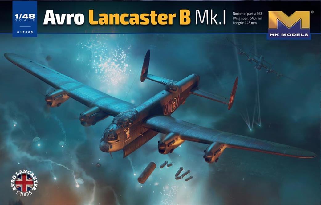 Hong Kong Models HK01F005 Avro Lancaster B Mk.1 RAF Bomber Kit 1/48th