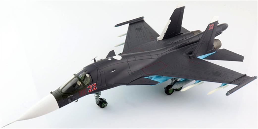 Hobby Master 1/72 HA6305 Su-34 Fullback Fighter Bomber Red 22, Russian Air Force, Syria, 2015