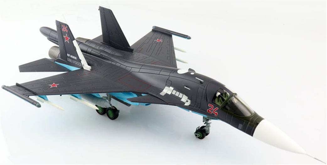 Hobby Master 1/72 HA6306 Su-34 Fullback Fighter Bomber Red 24, Russian Air Force, Syria, 2015