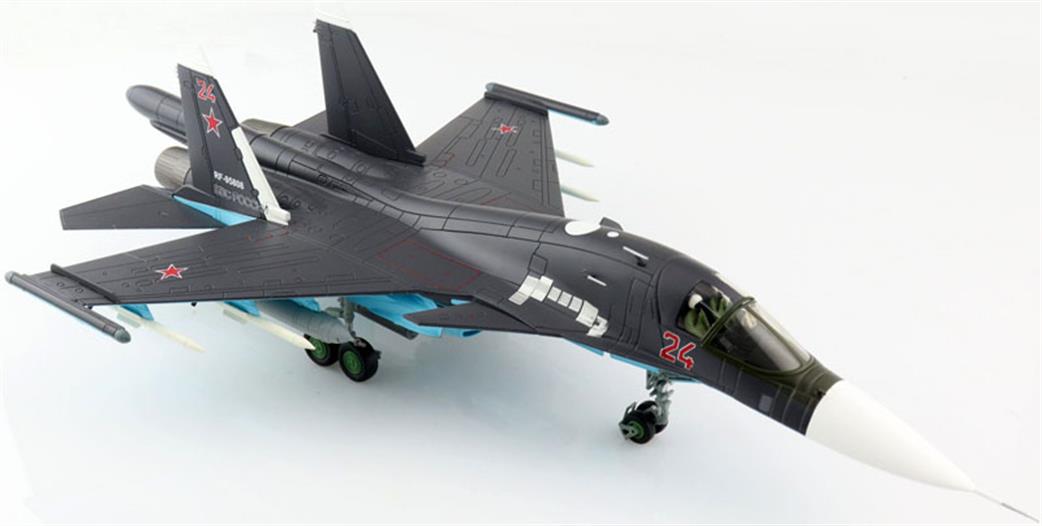 Hobby Master HA6306 Su-34 Fullback Fighter Bomber Red 24, Russian Air Force, Syria, 2015 1/72