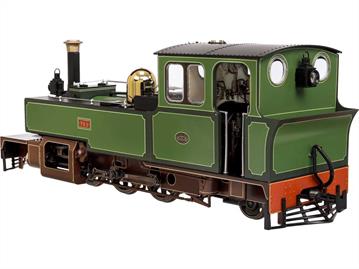 Highly detailed 7mm scale 16.5mm gauge model of Lynton and Barnstaple Railway Manning Wardle 2-6-2T locomotive YEO with the original cab roof position forward over the safety valves, but covers over the motion removed for easier maintenance. The model will feature diecast construction for boiler, tanks and chassis, providing plenty of weight and a 5 pole skew-wound motor for smooth running. Dapols' pull-out PCB decoder board will be fitted for easy DCC and sound fitting.YEO finished in the simplified L&amp;B livery, 1903-1913. DCC Sound FittedDelivery planned for Autumn 2022