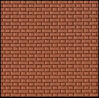 High quality embossed polystyrene sheet with Flemish bond brick pattern, a decorative brick pattern very popular for civic biudlings including schools. The bricks are scaled at 1/76 for OO model railways, but would be suitable for similar scales including 1/72 and 1/87 (HO) scales.Sheet measures 270 x 380mm (approx. 10½ x 15in) matt white styrene.Bricks run Horizontally along the sheet (On the 380mm side)