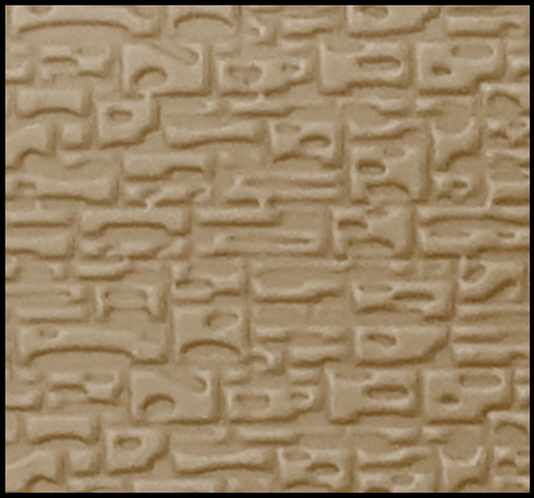 South Eastern Finecast OO FBS417C 4mm Scale Dressed Stone Blocks Embossed Styrene Sheet Stone
