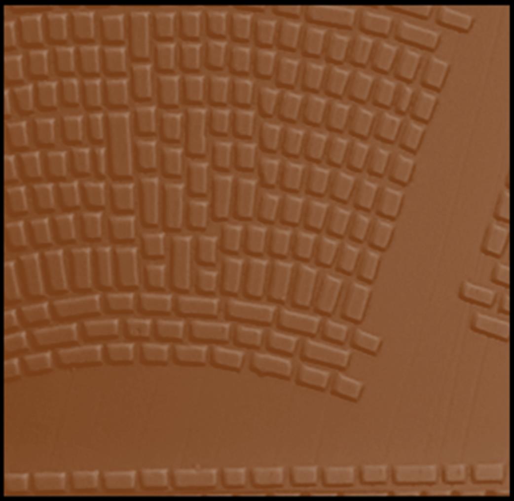 South Eastern Finecast OO FBS420B 4mm Scale Paved Roadway Setts Decorative Paving Embossed Styrene Sheet Red Brick