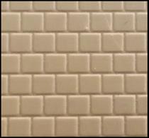 High quality embossed polystyrene sheet with stone paving sets pattern. Scaled for 7mm or O gauge model railway use.Sheet measures 270 x 380mm (approx. 10Â½ x 15in) matt white styrene.