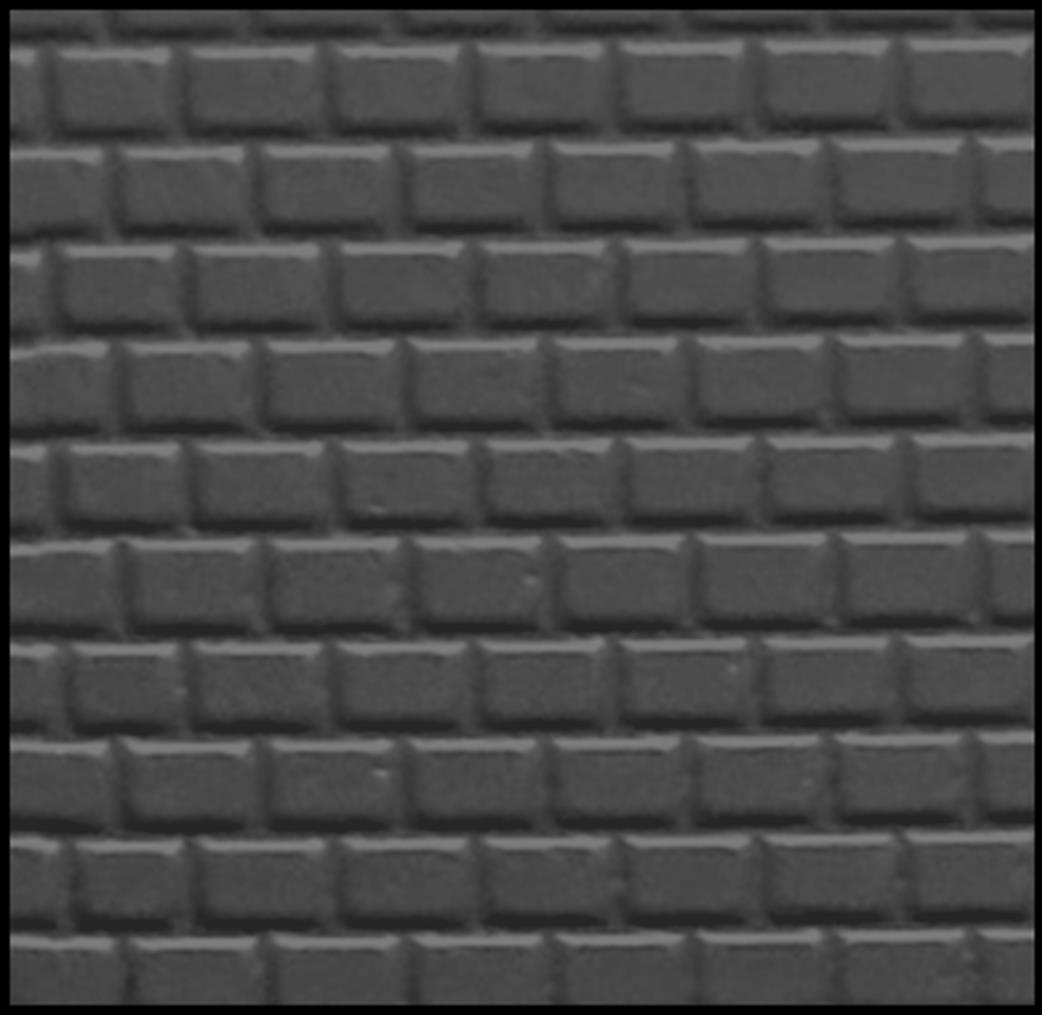 South Eastern Finecast FBS715G 7mm Scale Slate Roofing Embossed Styrene Sheet Grey O Gauge