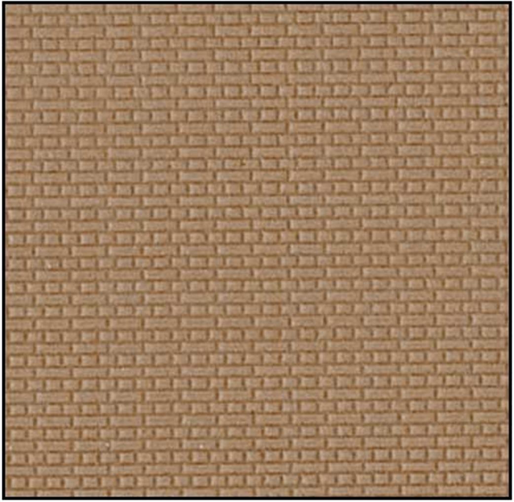 South Eastern Finecast N FBS202C 2mm Scale English Bond Brick Embossed Styrene Sheet Stone