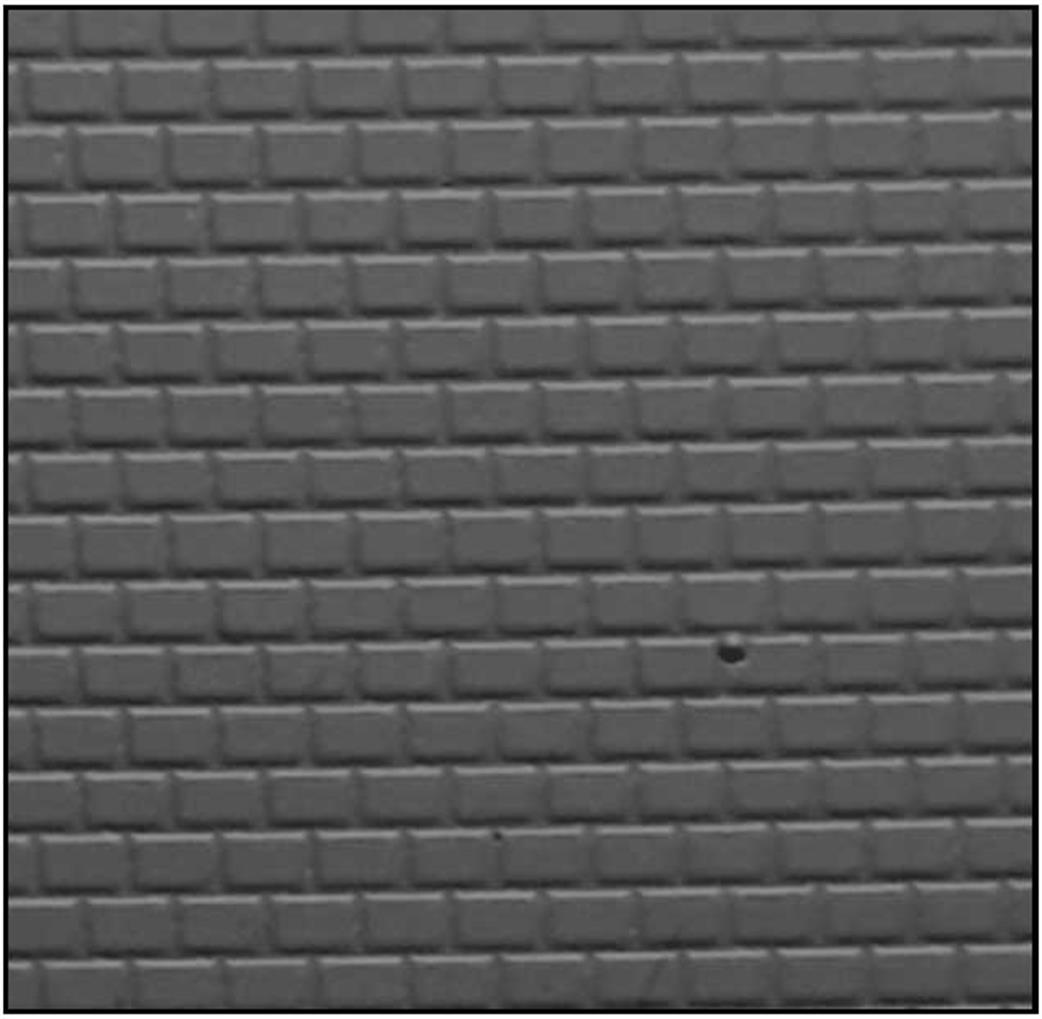 South Eastern Finecast N FBS215G 2mm Scale Slate Roofing Embossed Styrene Sheet Grey