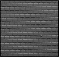 High quality embossed polystyrene sheet with dressed stone block wall pattern. Scaled for N gauge model railway use, these sheets can be used in other scales to represent diferent sizes of stone or paving sets.Sheet measures 270 x 380mm (approx. 10½ x 15in) matt white styrene.