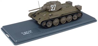 MAG MZ01 1/43rd Russian T34-76 1942 Tank Model