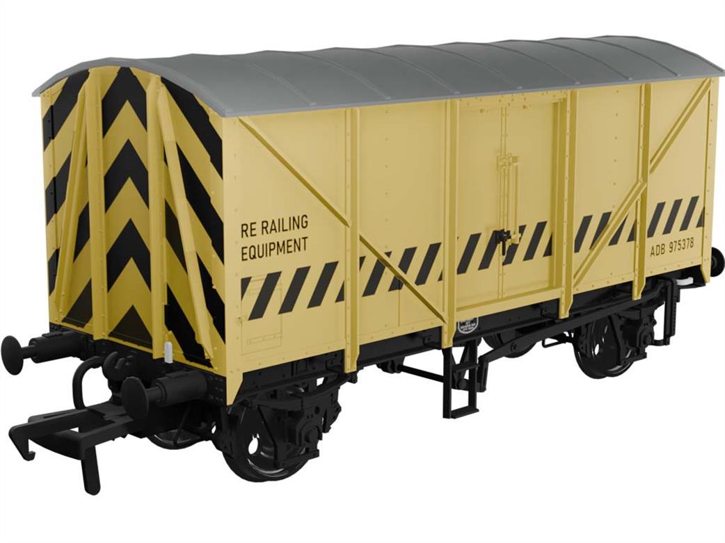 Rapido Trains OO 957014 BR ADB975378 Diagram 1/801 Departmental ex-Express Fish Van Yellow Re Railing Equipment