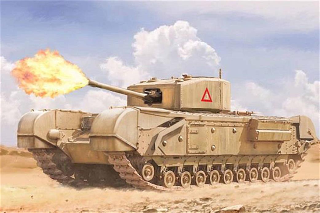 Italeri 1/72 7083S British Churchill MKIII Tank kit