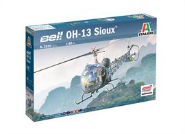 Italeri 1/48th 2820 USAF OH-13 Scout Helicopter
