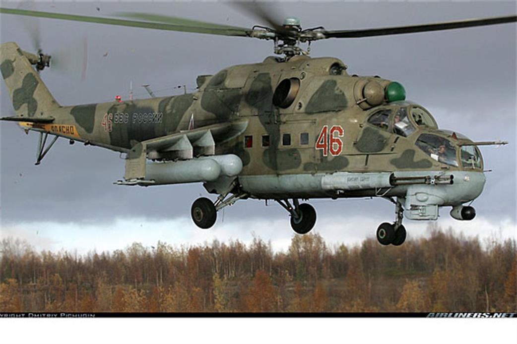 Zvezda 4812 Soviet Mi-24P Hind Attack Helicopter Plastic Model Kit 1/48