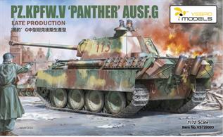 Pz.Kpfw.V ‘Panther’Ausf.G Late Production Metal barrel + 3D print muzzle brake + resin muzzle brake canvas cover