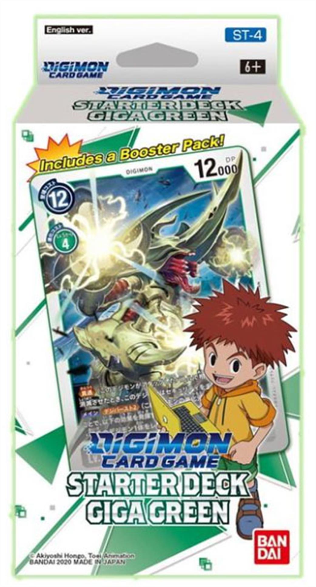 Bandai ST-4 Digimon Giga Green Starter Deck