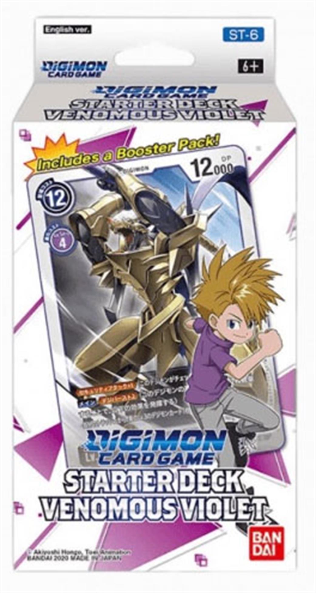 Bandai ST-6 Digimon Venomous Violet Starter Deck