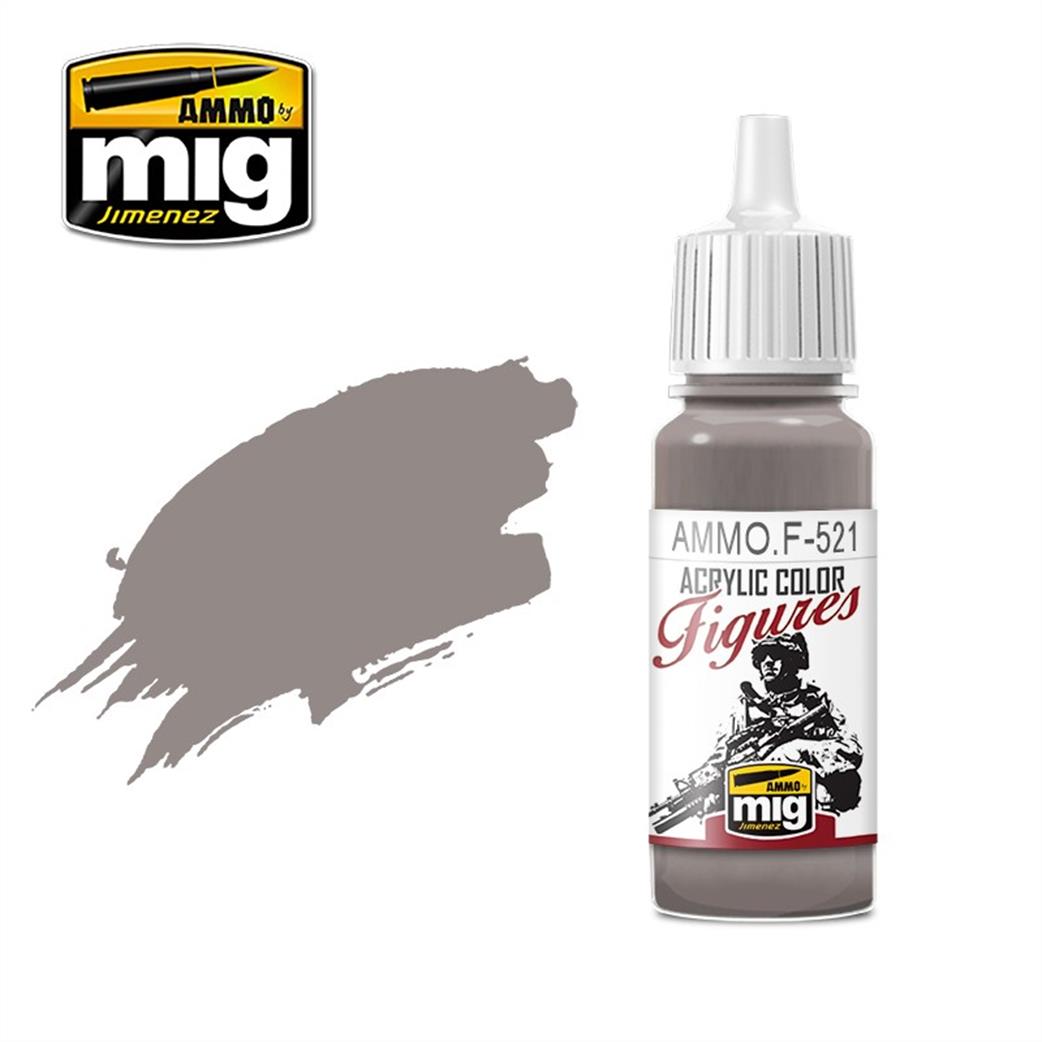 Ammo of Mig Jimenez  Ammo.F-521 Grey Light Brown 17ml Acrylic Color Figures Paint