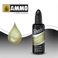 Light olive drab acrylic based paint specially formulated to apply shadows with the airbrush. 10mL jarThe AMMO SHADERS are a new type of product designed to create a variety of effects on all types of models in a simple and fast way. The transparent and ultra-fine paint allows all skill level of modelers to apply stunningly realistic effects that seemed impossible before.