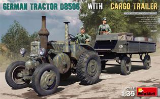 HIGHLY DETAILED MODELS KIT CONTAINS MODELS OF: TRACTOR, CARGO TRAILER, 4 FUEL DRUMS, 3 WOODEN BOXES, 2 FIGURES. TWO BUILD UP OPTIONS PHOTO-ETCHED PARTS INCLUDED DECAL SHEET INCLUDED CLEAR PARTS INCLUDED