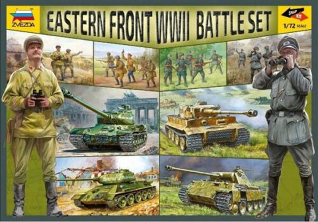 Zvezda 1//72 5203 Battle Set Eastern Front WWII