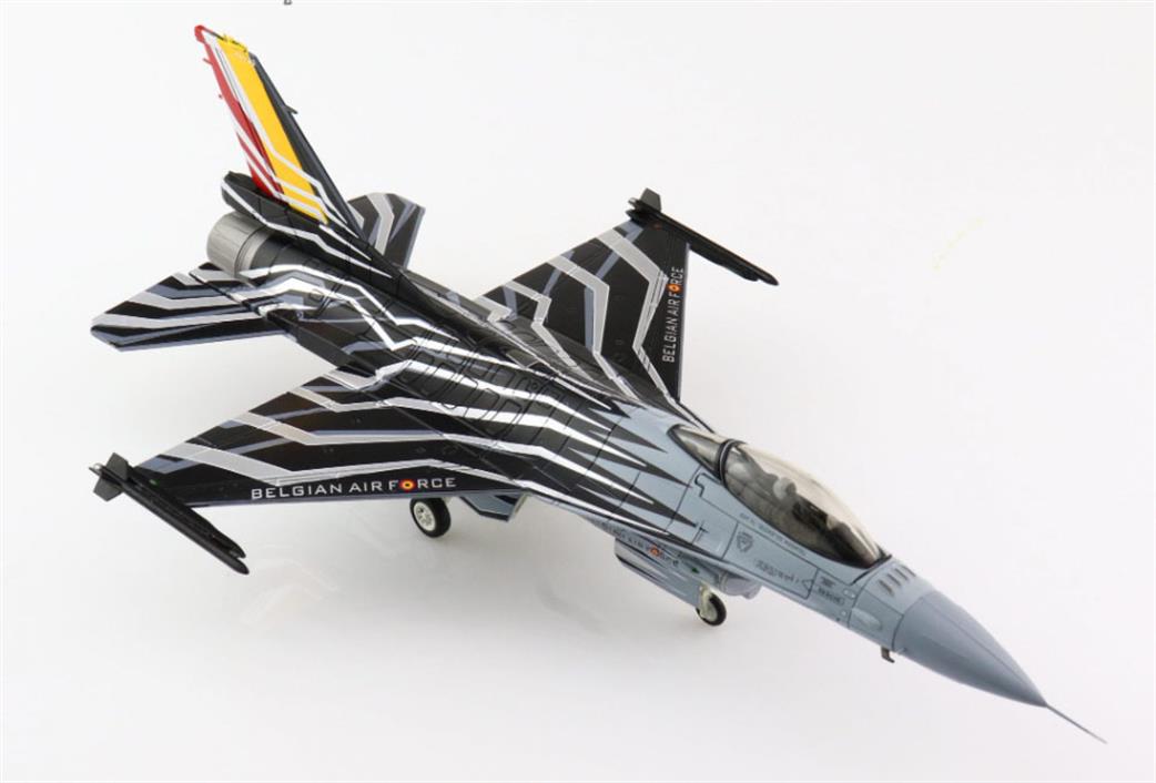 Hobby Master 1/72 HA3892NQP Lockheed F-16AM Solo Display 2015 Blizzard FA-123 Belgium Air Force