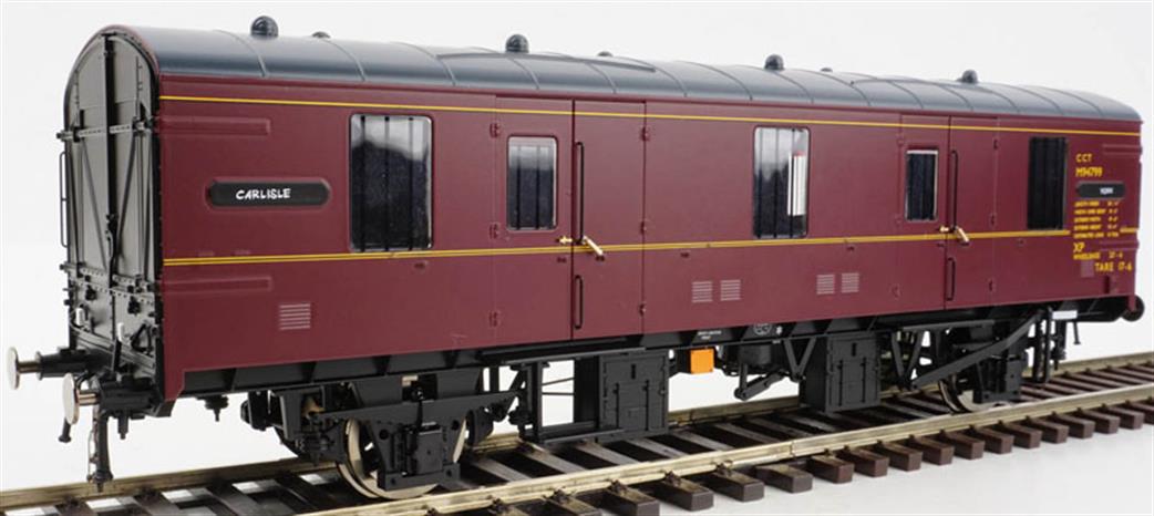 Heljan O Gauge 9406 BR Mk.1 CCT BR Lined Maroon M94799 Weathered