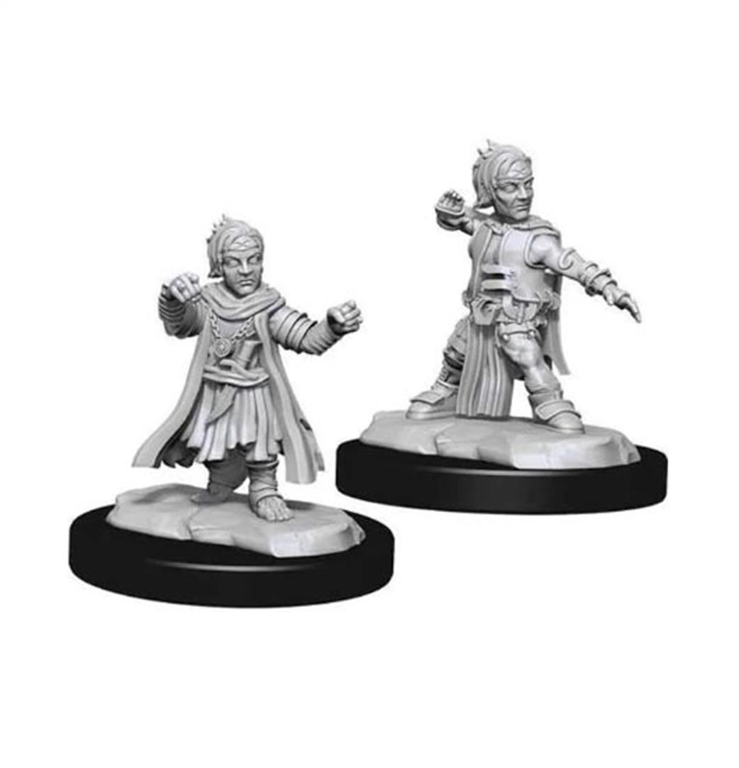 Wizkids  90328 Halfling Monk Male: Pathfinder Deep Cuts Unpainted Miniatures