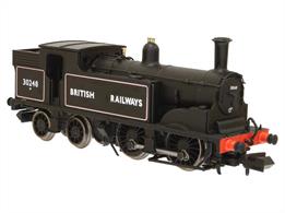 Nicely detailed model of the Southern Railway ex-LSWR M7 design 0-4-4 tank engines used on outer suburban and many country branch lines.Model finished in British Railways lined black livery as locomotive number 30248.Powered by Dapol's proven motor and mechanism for reliable running the Southern Railway M7 tank features cab interior detailing, wire formed brake rodding, fine hand rails and optional Rapido type or dummy screw coupling