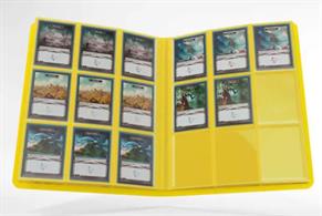 Albums contain twenty 18-pocket side loading pages. The binders can hold up to 360 sleeved cards.