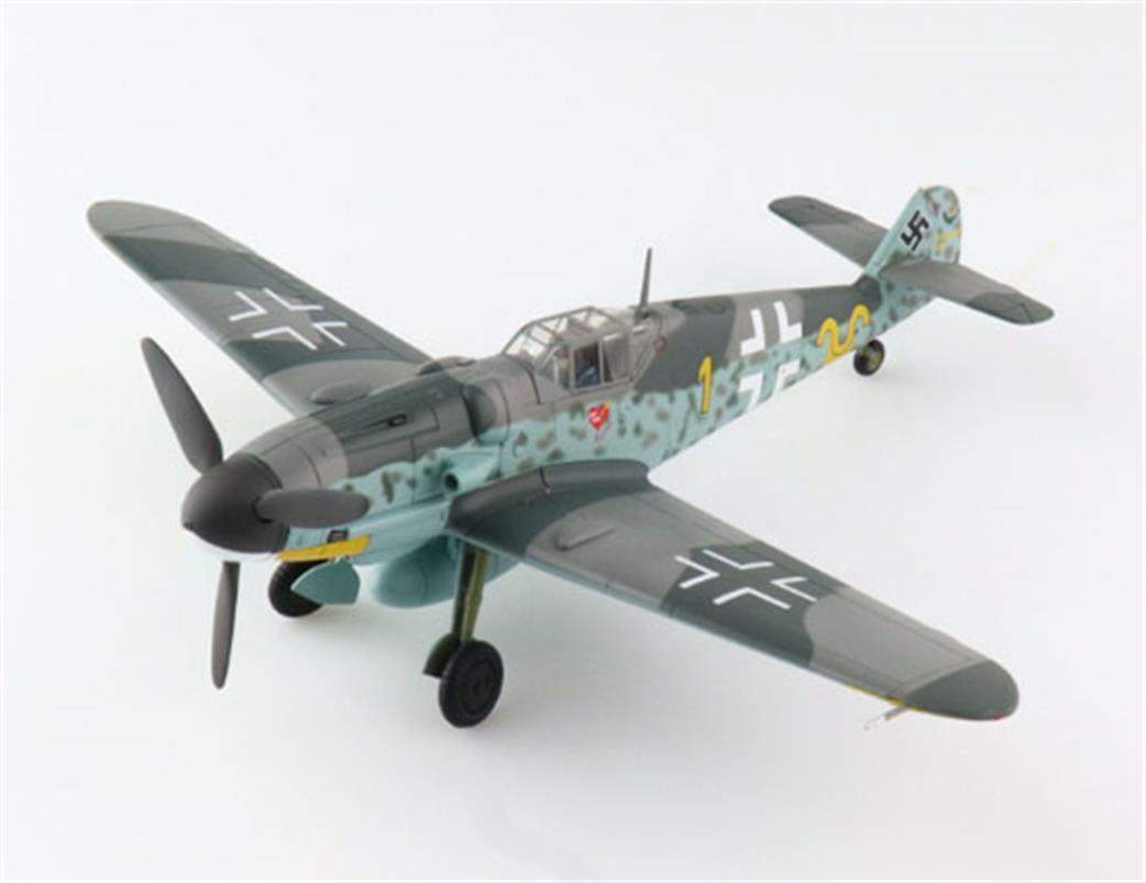 Hobby Master 1/48 HA8755 Messerschmitt  BF 109G-6 Erich Hartmann Yellow 1 W.Nr. 20499, 9./JG 52, Oct 1943