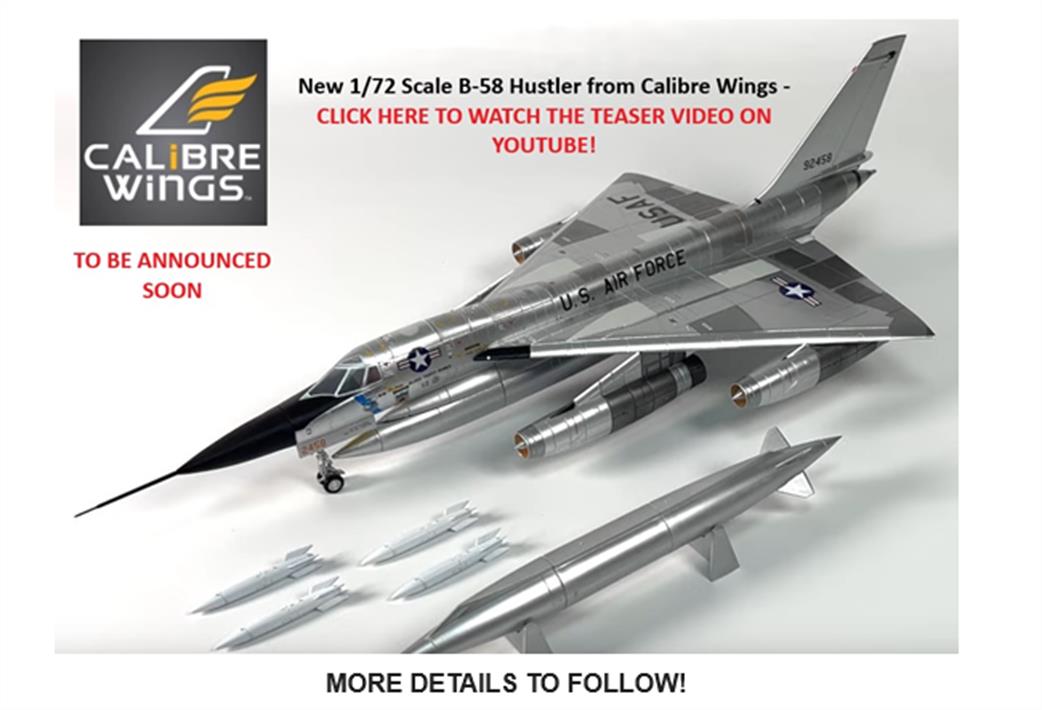 Calibre Wings 1/72 CAL58 B-58 Hustler Diecast aircraft model